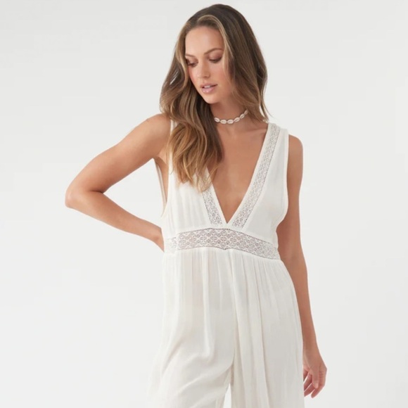 🔆O’NEILL🔆 SANDE JUMPSUIT COVER UP ROMPER BEAUTIFUL COMFY - Picture 8 of 16
